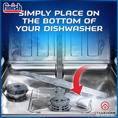 Viên vệ sinh máy rửa bát Finish vỉ 3 viên - Chính hãng 