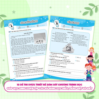 Bộ đề ôn luyện và kiểm tra Tiếng Việt 3 tập 1