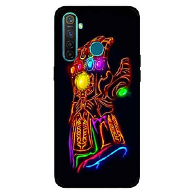 Ốp Lưng in cho Realme 5 Mẫu Găng Tay Vô Cực - Hàng Chính Hãng