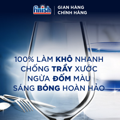 Nước Làm Bóng Chén Bát  Finish Rinse & Shine Aid