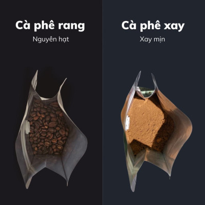 Cafe nguyên chất BLEND Robusta và Arabica pha phin 250G cà phê nguyên chất không độn phụ gia - Big Dream Coffee