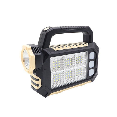 Đèn Pin Sạc Cầm Tay 3 Chế Độ Sáng Tiện Lợi Có Thêm Sạc Qua Tấm Pin Năng Lượng Mặt Trời
