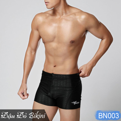 Set đồ bơi quần short nam 5 chi tiết có túi đựng, Quần bơi da cá + Kính bơi + Mũ + Bịt tai & Kẹp mũi, hàng chuẩn đẹp, thun bơi lạnh dày mịn mát | BN003