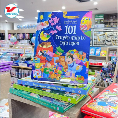 Sách - Tủ Sách Vàng Cho Con - 101 Truyện Giúp Bé Ngủ Ngon - Tân Việt Books
