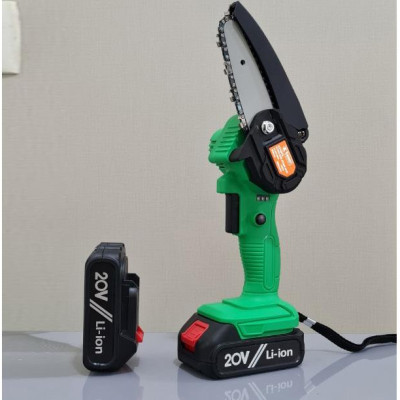 MÁY CƯA XÍCH MINI CẦM TAY DÙNG PIN 21V KAZAKI KZ100CS (2 PIN. 1 SẠC)- HÀNG CHÍNH HÃNG