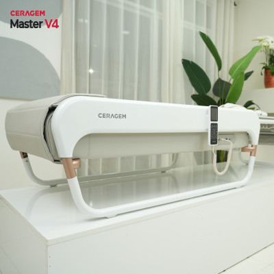 Giường mát xa/massage nhiệt Ceragem Master V4 màu trắng