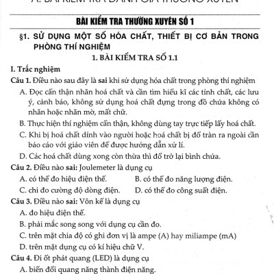 Đề Kiểm Tra, Đánh Giá Vật Lí 8 - Khoa Học Tự Nhiên (Bám Sát SGK Kết Nối Tri Thức Với Cuộc Sống) _HA