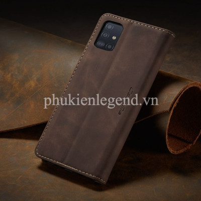 Bao da dạng ví dành cho Samsung Galaxy A51 hiệu caseme chống sốc chống va đập bụi bẩn, có ngăn đựng tiền, đựng thẻ tiện dụng - Hàng chính hãng