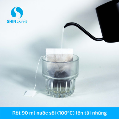 Cà phê Đà Lạt Blend - SHIN Cà Phê - Túi Nhúng tiện lợi - Hộp 10 gói