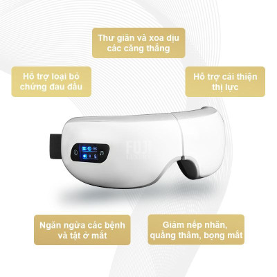 Máy Massage Mắt Thông Minh Eye Care Công Nghệ Khí Nén Thế Hệ Mới -Xoa dịu cơn mỏi mắt, giảm thâm quầng hiệu quả