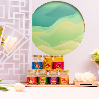 [Hộp 6 Lọ] Nước Yến Sào Chưng Đủ Vị Nhân Việt 30% Yến 70ml/Hũ