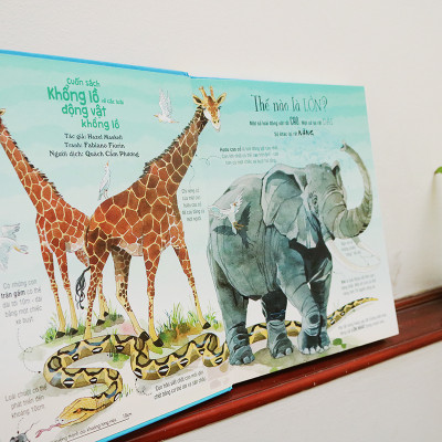 Big Book Of Big Animals – Cuốn Sách Khổng Lồ Về Các Loài Động Vật Khổng Lồ