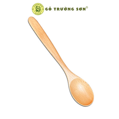 Muỗng Gỗ Beech Hình Oval Dùng Để Ăn Cơm Kích Thước 18.5 Cm - Đồ Gia Dụng Gỗ Trường Sơn