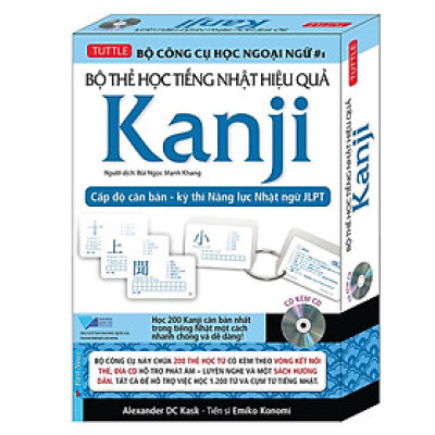 Sách - Bộ Thẻ Học Tiếng Nhật Hiệu Quả Kanji - First News