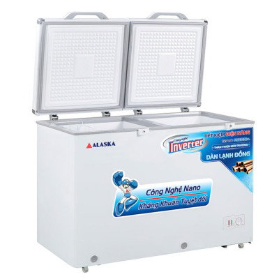 Tủ đông mát Alaska Inverter 350/221 lít BCD-3568CI - Hàng chính hãng