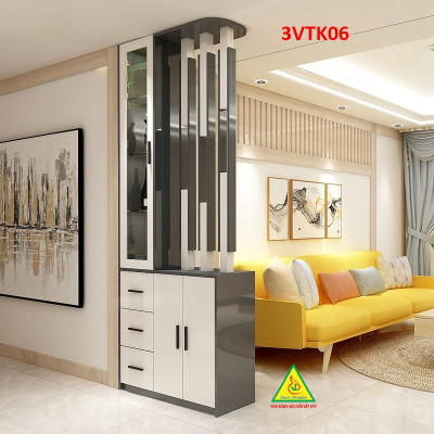 VÁCH NGĂN PHÒNG KHÁCH, NHÀ BẾP, VÁCH NGĂN PHÒNG 3VTK06 - NỘI THẤT LẮP RÁP VIỄN ĐÔNG