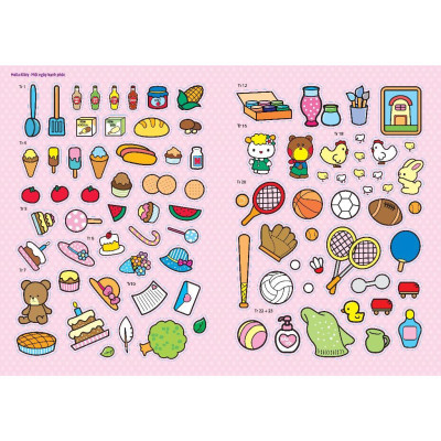Sách - Bóc Dán Nhanh Tay - Hello Kitty - Một Ngày Hạnh Phúc - Minh Thắng