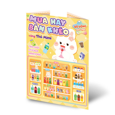 Combo Sách Mua hay bán khéo - trò chơi bóc dán cho bé (5 cuốn)