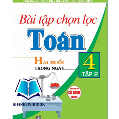 Sách - Combo Bài tập chọn lọc toán 4 hai buổi trong ngày - tập 1 + 2 (dùng chung cho các bộ sgk hiện hành)