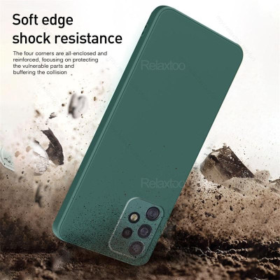 Ốp Lưng Dành Cho Samsung Galaxy A73 , A53 , A13 , A23 , A33 , A03s Silicone Dẻo Lót Nhung Nỉ Chống Sốc chống bẩn hạn chế bám vân tay - Hàng chính hãng