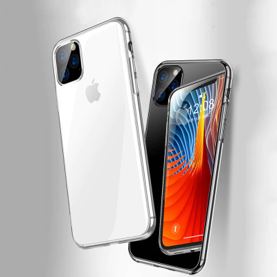 (Mua 1 tặng 1) Ốp lưng dẻo silicon cho iPhone 11 Pro Max (6.5 inch) hiệu Ultra Thin (siêu mỏng 0.6mm, chống trầy, chống bụi) - Hàng nhập khẩu