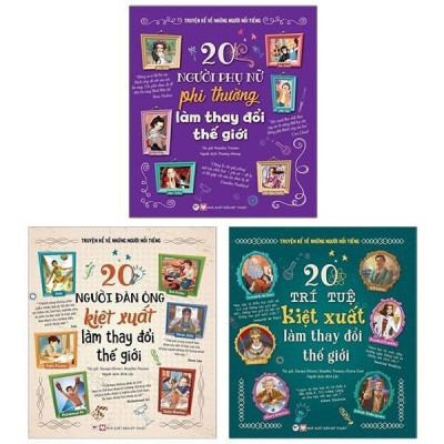 Sách - Truyện Kể Về Những Người Nổi Tiếng - 20 Người Phụ Nữ Phi Thường Làm Thay Đổi Thế Giới - Tân Việt Books