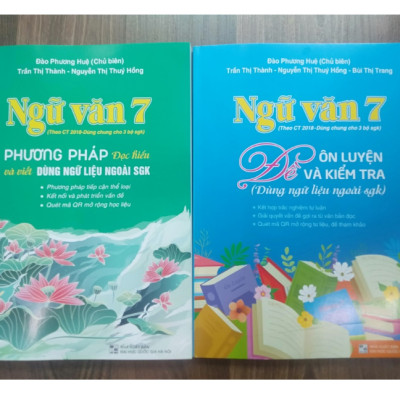 Sách - Combo 2 cuốn Ngữ Văn 7 - Đề ôn luyện và kiểm tra + Phương pháp đọc hiểu và viết ( dùng ngữ liệu ngoài sgk )