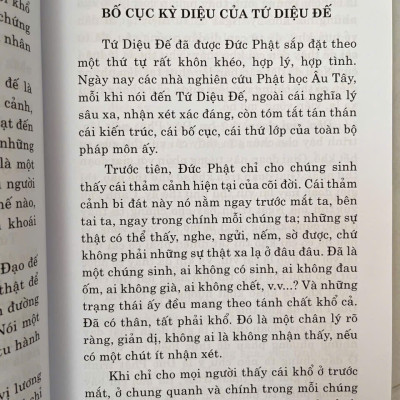 Sách - Tứ Diệu Đế - Hòa Thượng Thích Thiện Hoa
