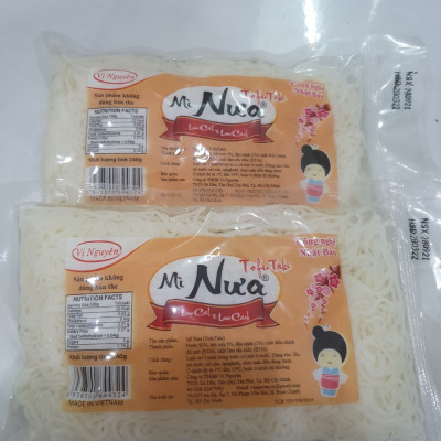 Mì Nưa Keto Das Vị Nguyên 240g