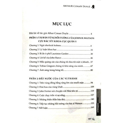 Sách - Sherlock Holmes Toàn Tập - Tập 1 - Bìa Cứng - Sir Arthur Conan Doyle - Minh Thắng