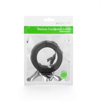 Ugreen UG11222NW104TK 25M màu Đen Cáp mạng LAN CAT6 UPT cáp dẹp - HÀNG CHÍNH HÃNG