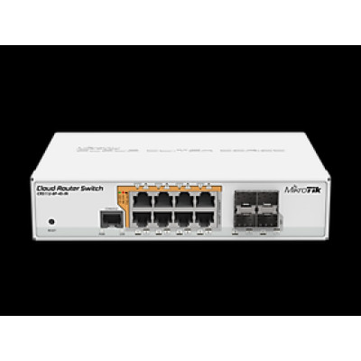 Thiết bị Cloud Router Switch Mikrotik CRS112-8P-4S-IN - Hàng chính hãng