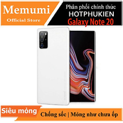 Ốp lưng nhám siêu mỏng 0.3mm cho Samsung Galaxy Note 20 hiệu Memumi có gờ bảo vệ camera - Hàng nhập khẩu