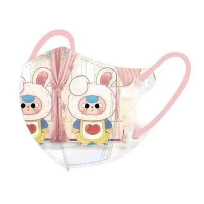 SET 10 Chiếc Khẩu Trang 5d Baby Three, Kháng Khuẩn, Dễ Thương Cho Bé - giao họa tiết ngẫu nhiên
