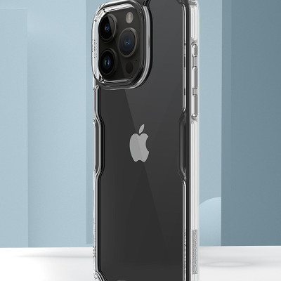 Ốp lưng dành cho iPhone 16 Pro Max, iPhone 16 Pro, iPhone 16 Plus, iPhone 16 hiệu NILLKIN Nature TPU Pro trong suốt chống sốc cao cấp - Hàng chính hãng.