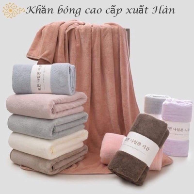 Đồ dùng  nhà tắm - Khăn Tắm Lông Cừu Hàn Quốc Siêu Mềm Mịn – Thấm Hút Tốt, Êm Ái Cho Da