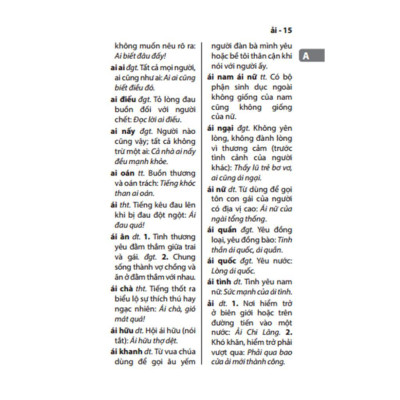 Sách - Từ Điển Tiếng Việt Thông Dụng - Bìa Mềm, Khổ To - Minh Thắng