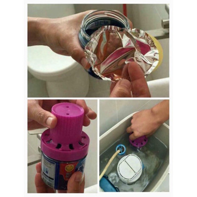 Sản phẩm vệ sinh nhà tắm -Chai thả tẩy bồn cầu Hàn Quốc , diệt khuẩn và tỏa hương thơm dịu nhẹ , lọ thả bồn cầu trắng sạch thơm mát nhà vệ sinh 