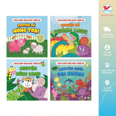 Sách - Ghép Hình Phát Triển IQ - Chuyện Về Nông Trại - Tân Việt Books