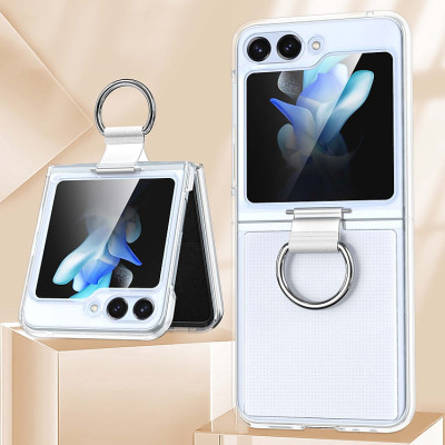 Ốp lưng trong cho samsung  Z Flip 5 có vòng treo ( không ố vàng ) chính hãng Likgus - hàng nhập khẩu 