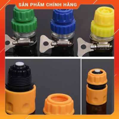 Bộ dây vòi xịt nước ️ , tăng áp 3 lần,loại 3m,5m 206318 đầu đồng,cút,nối nhựa vàng