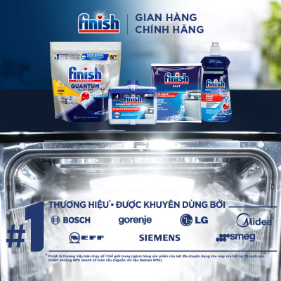 Muối Rửa Chén Bát Finish Salt - Bịch 1KG
