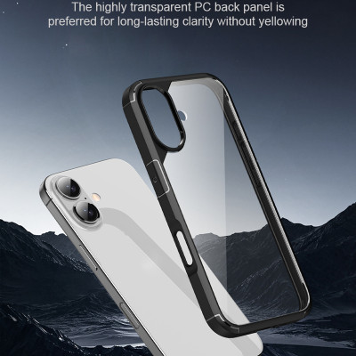 Ốp lưng chống sốc lưng trong dành cho iPhone 16 / 16 Plus / 16 Pro / 16 Pro Max - Hàng chính hãng