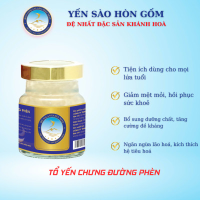 [Hộp QT 6 Hũ] Tổ Yến Chưng Đường Phèn - Yến Sào Hòn Gốm Chính Hiệu Khánh Hòa - HGKNEST