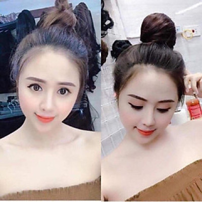  Tóc búi️ đơn - Tóc búi tỏi nhỏ cao cấp chịu nhiệt