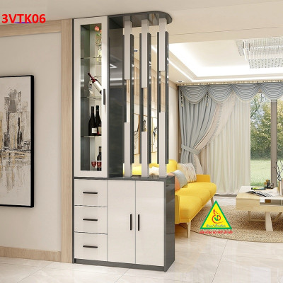 VÁCH NGĂN PHÒNG KHÁCH, NHÀ BẾP, VÁCH NGĂN PHÒNG 3VTK06 - NỘI THẤT LẮP RÁP VIỄN ĐÔNG