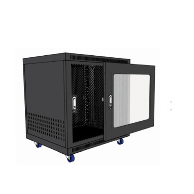 Tủ Mạng 10U D400 Famrack – Tủ Rack Để Sàn Hàng Chính Hãng, Có Bánh Xe, Chuẩn 19"