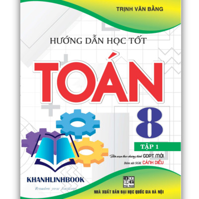 Sách - Combo hướng dẫn học tốt toán 8 tập 1 + 2 (bám sát sgk cánh diều)