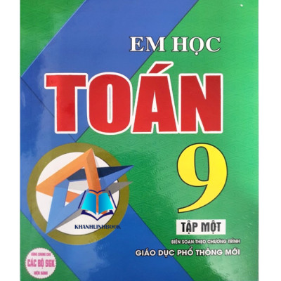 Sách - Combo Em học toán 9 - tập 1 + 2 biên soạn theo chương trình giáo dục phổ thông mới (HA)