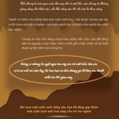 Sống Sâu - Deep Living - Cuốn Sách Của Một Vị Cư Sĩ Đã Từ Bỏ Sự Nghiệp Triệu Đô Của Mình
